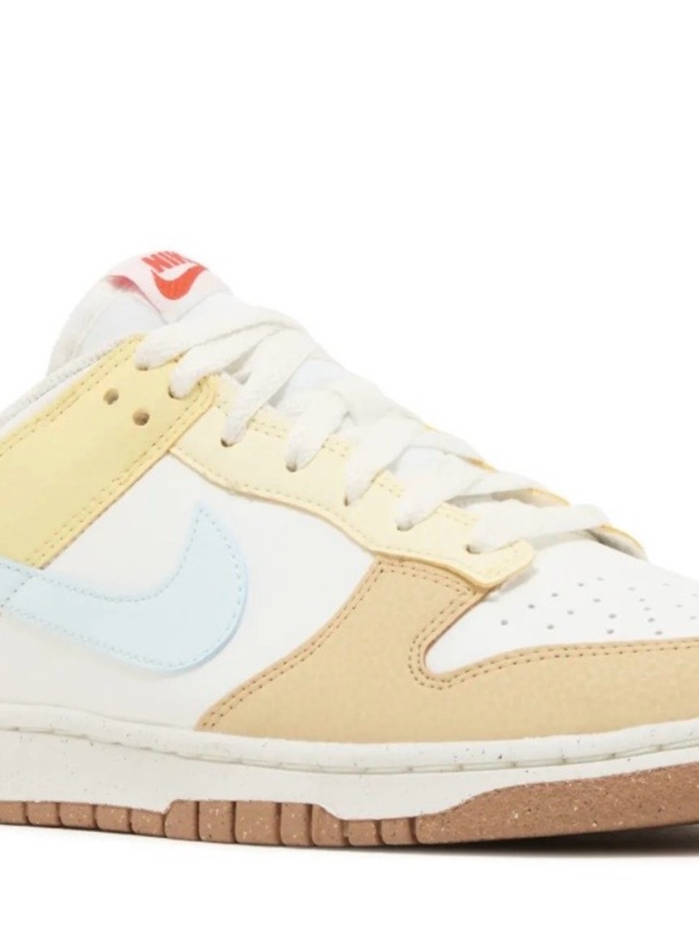 Nike Dunk Low NN in Summit White, Glacier Blue & Tan